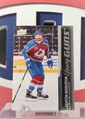 Keaton Middleton 2021-22 - Young Guns Rookie #211 Upper Deck Serie 1